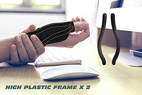 Thx4COPPER Compression Reversible Thumb & Wrist Stabilizer Splint for BlackBerry Thumb, Trigger Finger, Pain Relief, Arthritis, Tendonitis, Sprained, Carpal Tunnel, Stable, Lightweight, Breathable,S-M S-M - NewNest Australia