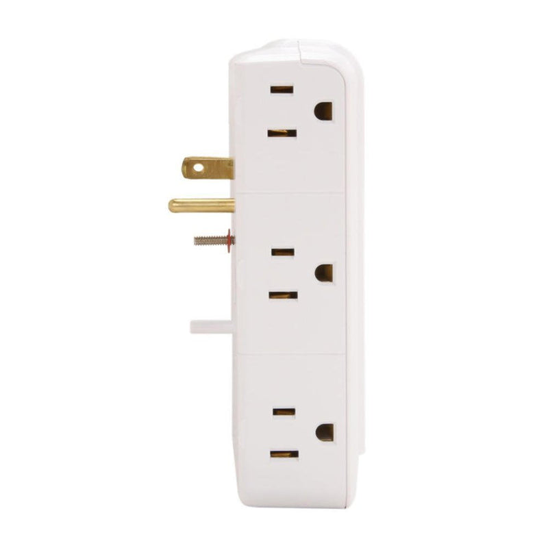 APC Wall Outlet Multi Plug Extender, P6W, (6) AC Multi Plug Outlet, 1080 Joule Surge Protector white Outlets Only - NewNest Australia