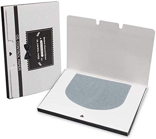 200 Sheets Oil Blotting Paper, Bamboo Charcoal and Green Tea Facial Oil Absorbing Sheets, Top Handy Portable Oil Absorbing Tissues for Skin Care or Make Up(2 Pack) - NewNest Australia