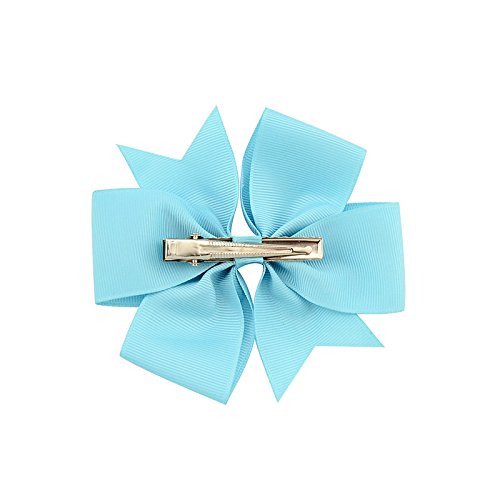 40PCS 3 Inch Hair Bows for Girls Grosgrain Ribbon Toddler Hair Accessories with Alligator Clip Bow for Toddler Girls Baby Kids Teens In Pairs 40pcs/20pairs - NewNest Australia