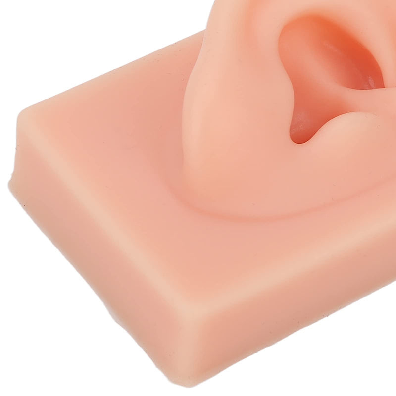 Silicone Ear Model, Soft, Flexible Right Model, Artificial Ear, Silicone Body Parts, Realistic Silicone Ear Shape For Piercing Exercises, Jewelry Display, Acupuncture (1#) - NewNest Australia