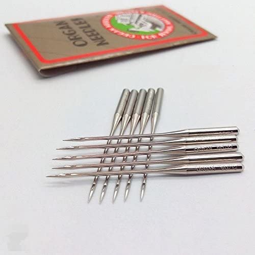 Bequilter 60pcs(10PCS Each Size) Organ Flat Shank Home Sewing Machine Needles 15X1 HAX1 130/705H Size 8,11,12,14,16,18 for Brother Singer - NewNest Australia