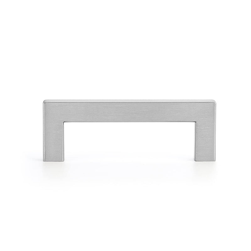 Ravinte 3 Pack 3-1/2 Inch Kitchen Square Cabinet Handles Satin Nickel Cabinet Pulls Brushed Nickel Drawer Pulls Kitchen Cabinet Hardware Kitchen Handles 3-1/2 Inch Hole Center - NewNest Australia