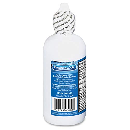 PhysiciansCare by First Aid Only 7-006 Eye Wash Solution, 4 oz Bottle - NewNest Australia
