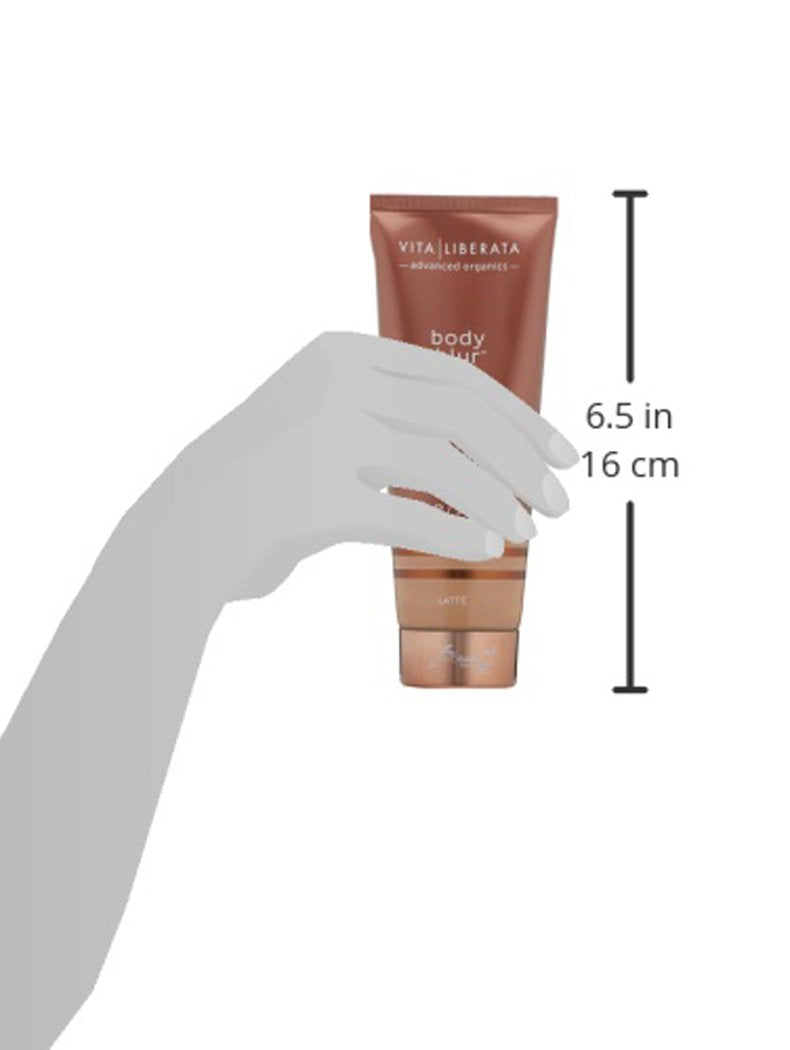 VITA LIBERATA Organic Self Tanning Lotion and Skin Perfecting Body Makeup, Body Blur Sunless Glow Natural, Vegan Tanning Lotion & Instant Body Makeup With Lasting Self Tan 100ml Latte (Medium) 100ml Latte (Medium) - NewNest Australia