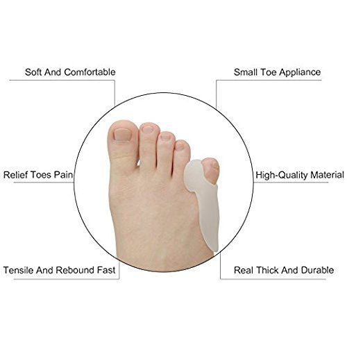 PEDIMEND Bunion Aid Corrector Splint (1PAIR) - Small Toe Bunion Pain Relief Pads - Tailor's Bunion Protector - Prevent Shoe Rubbing - Unisex - Foot Care 2 Count (Pack of 1) - NewNest Australia