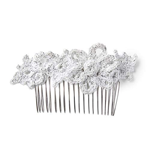 Coats Crochet Metallic Crochet Thread, 10, White/Silver - NewNest Australia