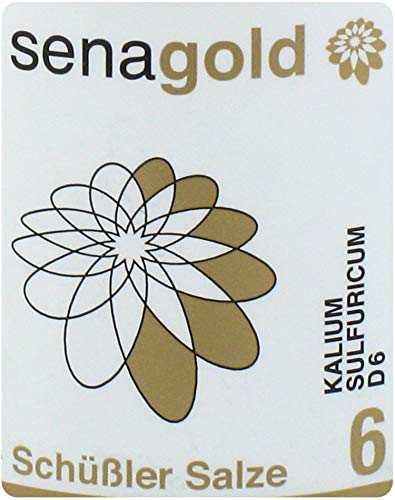Schüßler Salt No.6 - Kalium sulfuricum D6-400 tablets, gluten-free - NewNest Australia