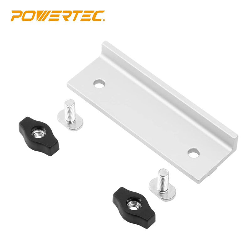 POWERTEC 71696 Universal Long Stop Kit for T-Track System with Wing Knobs, 2PK - NewNest Australia