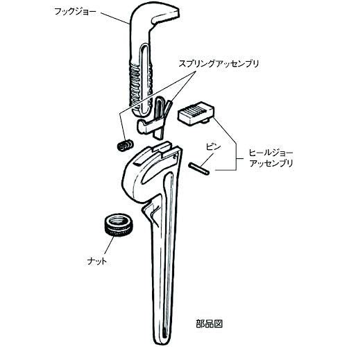 RIDGID 31090 Model 810 Aluminum Straight Pipe Wrench, 10-inch Plumbing Wrench Small - NewNest Australia