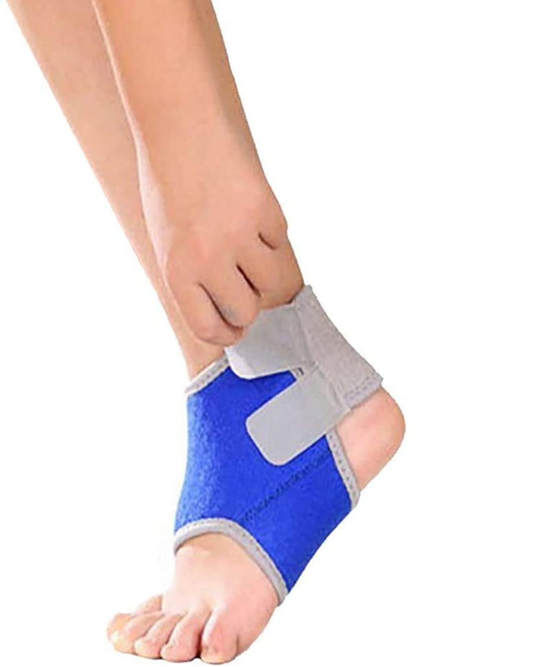 1 Pair Girls Boys Ankle Support Brace Compression Neoprene Ankle Strap Foot Wrap Protector for Strains Sprains Arthritis Ankle Tendon Pain Relief Recovery Exercises, Basketball,Ski, Cycling, Running Blue EU 30-35, recommend Kids UK 1-2.5 - NewNest Australia
