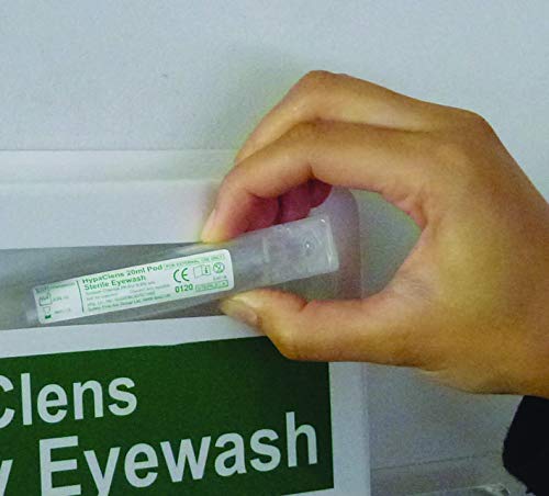 Hypaclens 20 ml Empty Eye Wash Dispenser with Mirror 35 x 29 cm - NewNest Australia