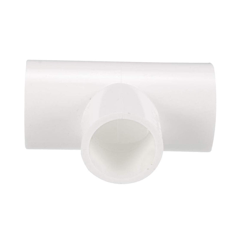 uxcell Reducing Tee PVC Pipe Fitting T-Shaped Connector Slip 5pcs - NewNest Australia