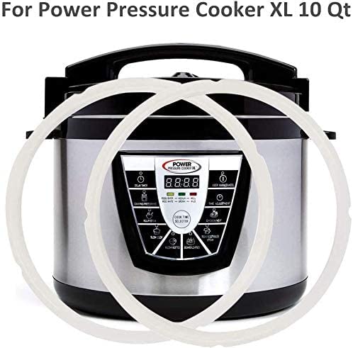 Original Sealing Ring for 10 Qt Power Pressure Cooker XL Replacement Silicone Gasket Seal Rings for 10 Quart Power Cooker XL 10 Quart, PPC790 10Q, PPC773, and WAL4 10 Quart Accessories Parts 2-Pack 10 Qt Power Cooker sealing 2Pack - NewNest Australia