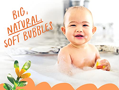 Babo Botanicals Sensitive Baby Fragrance Free 3-in-1 Bubble Bath, Wash & Shampoo - with Organic Shea Butter, Coconut Oil, Calendula & Oat - Vegan & EWG Verified - 15 fl. oz. - NewNest Australia