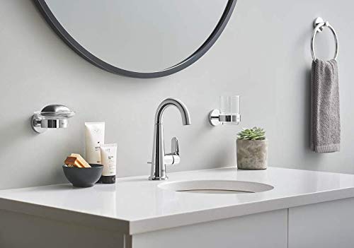 Essentials Glass With Holder Starlight Chrome - NewNest Australia