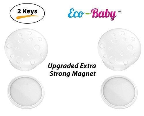 Eco-Baby Universal Replacement Keys for Magnetic Cabinet Locks Child Safety for Drawers and Cabinets - Child Proof Cabinet Locks (2 Keys Only) - NewNest Australia