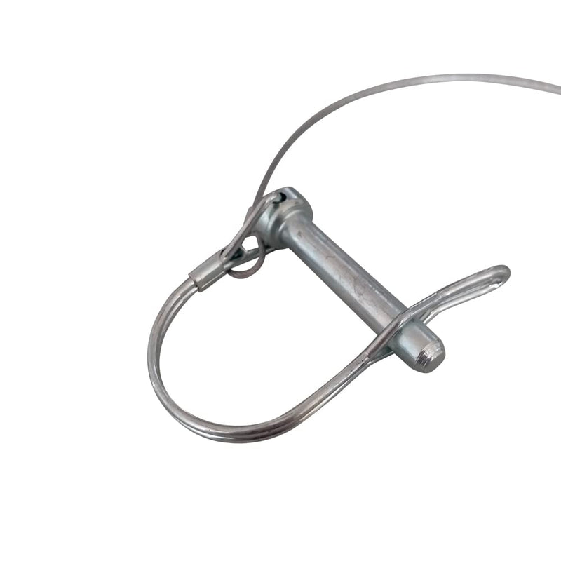 10Pcs Trailer Coupler Pin, 5/16-Inch Diameter x 1-3/4-Inch Long Prevents Loss, Plastic Coating Tether, Length 11-1/2" with Steel Quick Release Ring - NewNest Australia