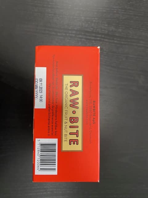 Rawbite Apple Cinnamon In A Box Of 12 - Vegan, Gluten-Free & No Added Sugar (Naturally Contains Sugar) - Organic Fruit And Nut Bars With Apple And Cinnamon (12 X 50 G) Single 12 Pieces (Pack Of 1) - NewNest Australia