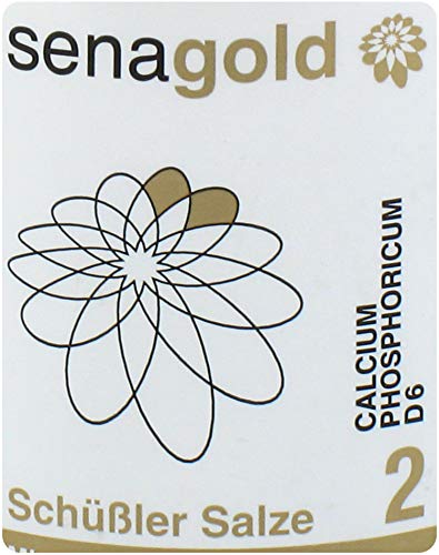 Schuessler salts No. 2 | Calcium phosphoricum D6 | tablets | gluten-free (400 pieces) 400 pieces (pack of 1) - NewNest Australia