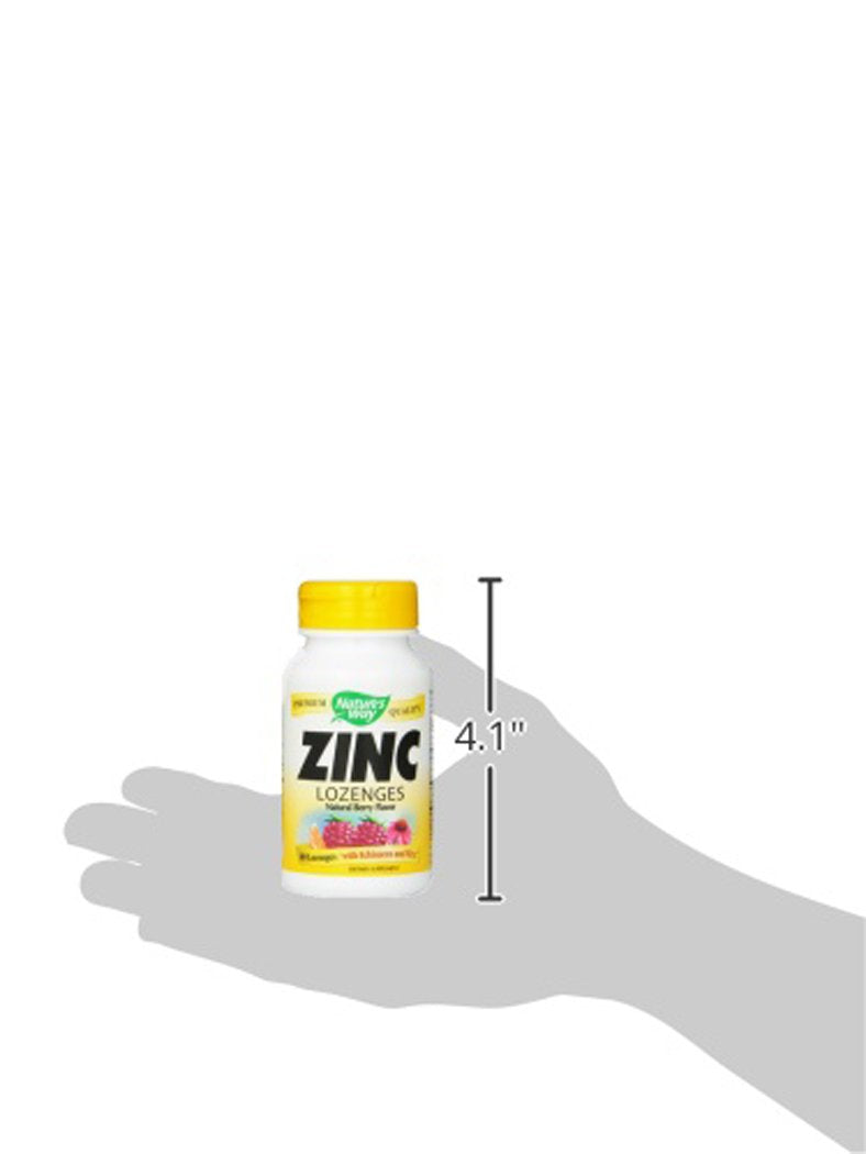 Nature's Way Zinc Lozenge with Echinacea & Vitamin C Wild Berry Flavor, 60 Lozenges 60 Count (Pack of 1) - NewNest Australia