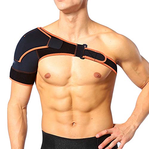 Vgeby Shoulder Brace Adjustable Shoulder Support Brace Strap Shoulder Support Compression Bandage Wrap For Injuries Shoulder Pain Shoulder Dislocation Sports Gym - NewNest Australia