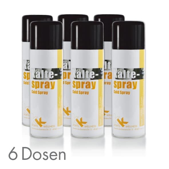 KK cold spray | 6 x 300ml | Ice spray | Sports cooling spray | Cold spray 300 ml (pack of 6) - NewNest Australia