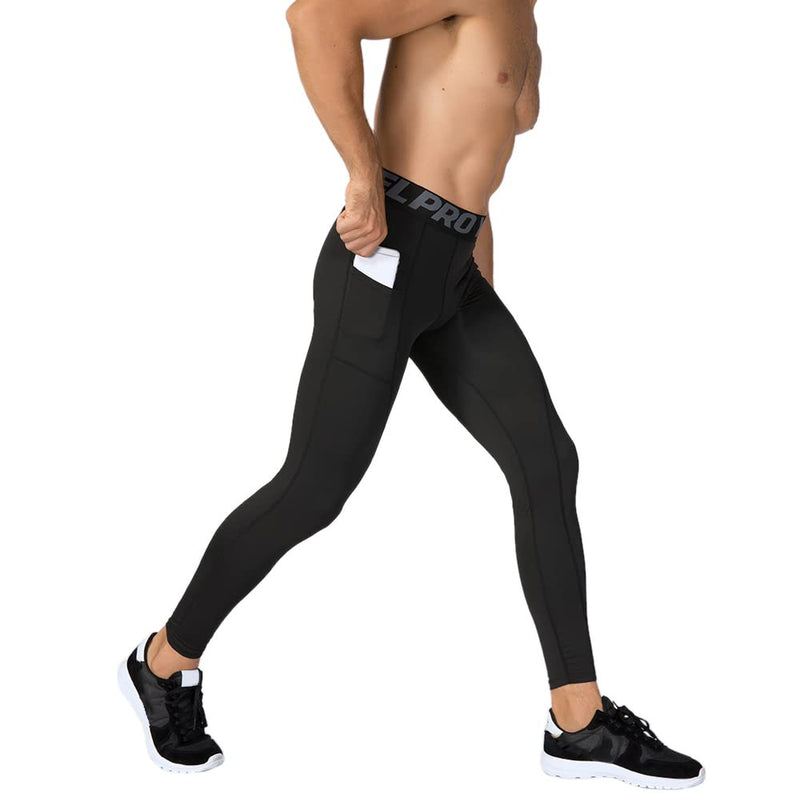 TOPTIE Compression Cool Dry Sports Tights Pants Baselayer Running Yoga Leggings Large White - NewNest Australia