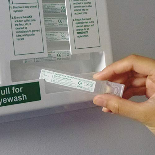 Hypaclens 20 ml Empty Eye Wash Dispenser with Mirror 35 x 29 cm - NewNest Australia