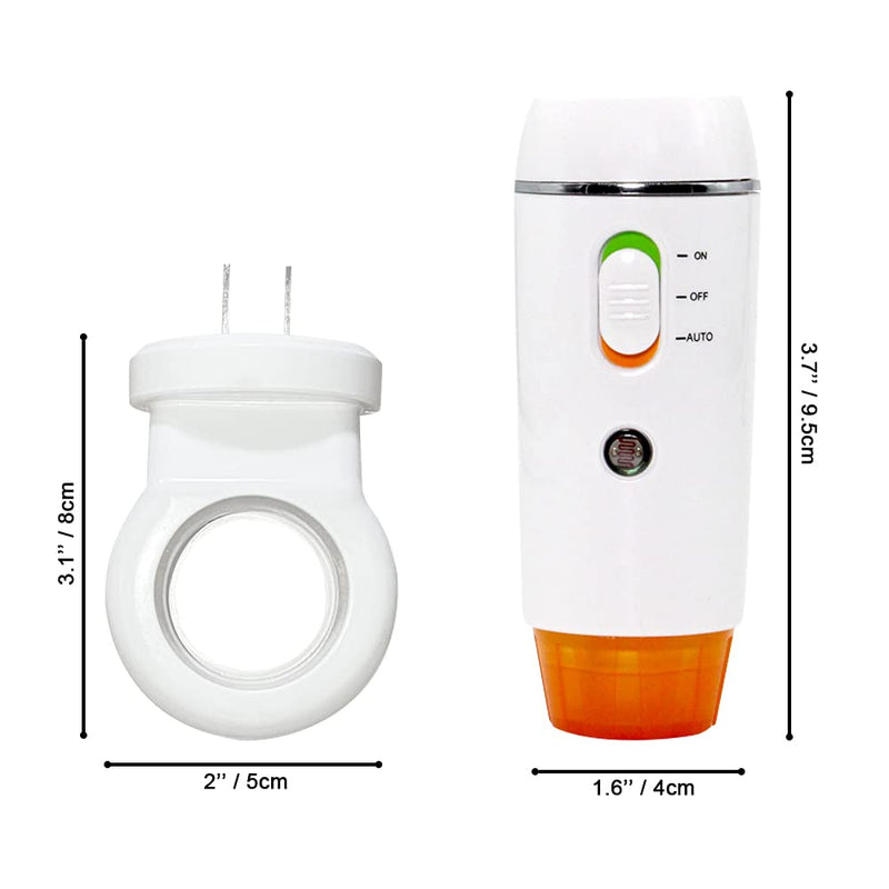 Emergency Light for Home, Power Failure Light, Emergency Flashlight Automatically Lights When The Power Fails, Handheld Rechargeable Flashlight, Light Sensing Night Light, 7 Hour Runtime (L101) L101 - NewNest Australia