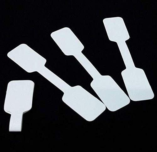 Aeyistry 100 Pcs/Lot 1.3cm x 6cm Blank Jewelry Price Tags Stickers, Jewelry Identification Stickers, Labels Ring Sticker Hangtags - NewNest Australia