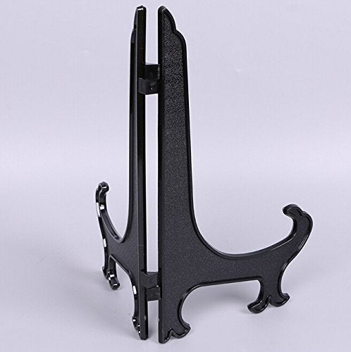 NewNest Australia - Fashionclubs 5" Black 10pcs/Set Plastic Easels Plate Display Stands Picture Frame Stand Holder 5" 