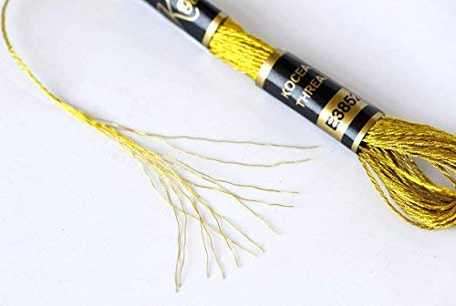 Embroidery Floss 54 skeins Crossstitch Thread - Bracelets String - 50Pcs Embroidery Thread and Free Set of 4pcs Metallic Thread - NewNest Australia