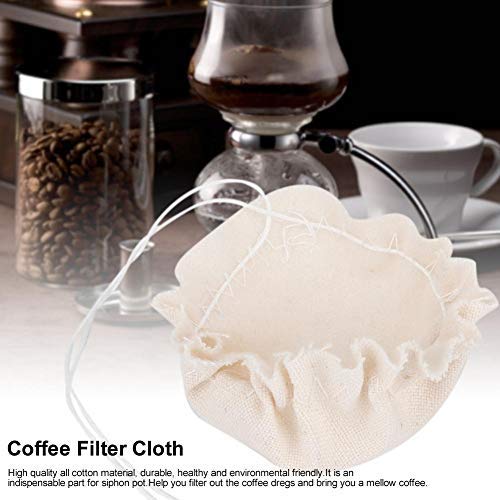 10Pcs Coffee Filter Cloth Household Reusable Cotton Coffee Filter Cloth Replacement Coffee Filters - NewNest Australia
