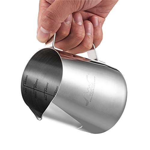 Stainless Steel Milk Frothing Pitcher 350ml Milk Coffee Cappuccino Latte Barista Jug Pitcher - NewNest Australia