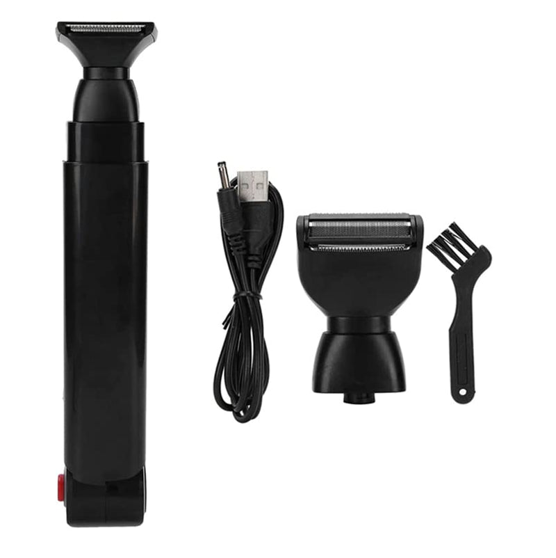 Electric back razor men, hair removal and body razor, electric back razor USB foldable hair body shaving trimmer - NewNest Australia