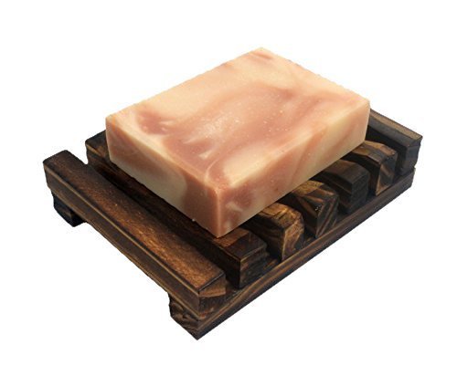 Onwon Hawaii Style Bathroom Accessories Handmade Natural Wood Soap Dish Wooden Soap Holder - NewNest Australia