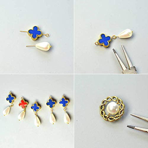 Pandahall Brass Ball Head Pins 16mm 20mm 25mm 30mm Wire Headpins for Earring Bracelet Jewelry Making (Platinum & Golden) 1 box-Ball Pins 16/20/25/30mm - NewNest Australia