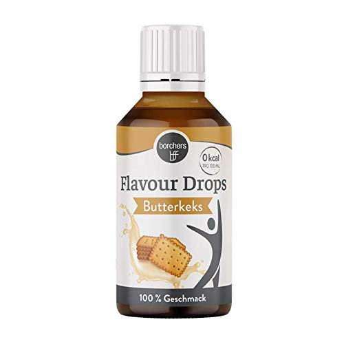 Borchers Flavor Drops, Sample Package, 1 X Cheesecake, Cookie Dough And Shortbread, 3 X 30 Ml, 0 Calories, Liquid Sweetener For Cooking And Baking, For Drinks - NewNest Australia