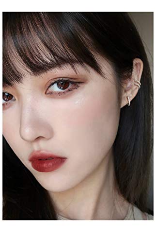 Ear Cuff Clip On Fake CZ Earrings Small Hoop Huggies Sterling Silver Cubic Zirconia No Piercing Cartilage Earring for Women Girls Hypoallergenic Huggie Hoops 10mm Gifts BFF - NewNest Australia