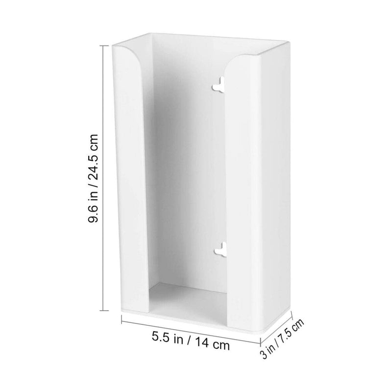 ibasenice Glove Distributor Wall-mounted - Disposable Glove Storage Box/Transparent Wall Mount Distributor Monitoring Box/Disposable Glove Box Distributor/Toilet Paper Dispenser - NewNest Australia