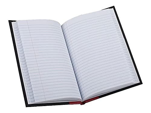 Boorum & Pease 96304 Record/Account Book, Black/Red Cover, 144 Pages, 5 1/4 x 7 7/8 - NewNest Australia