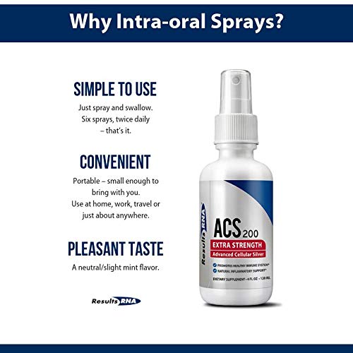 Results RNA ACS 200 Extra Strength Colloidal Silver | 2 Ounce Spray Immune System Support - NewNest Australia