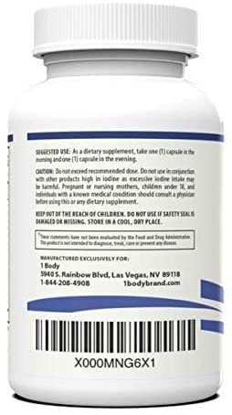 Thyroid Support Supplement with Iodine - Energy & Focus Formula - Vegetarian & Non-GMO - Vitamin B12 Complex, Zinc, Selenium, Ashwagandha, Copper, Coleus Forskohlii, & More 30 Day Supply - NewNest Australia