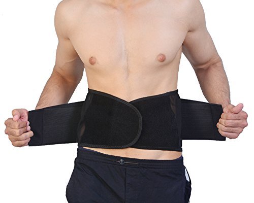 Body And Base Adjustable Neoprene Double Pull Lumbar Support Lower Back Belt Brace - Back Pain/Slipped Disc Pain Relief - 5 Sizes, X-Large 36-40 Inch (3X-Large (48-51 inches) 3X-Large (48-51 inches - NewNest Australia