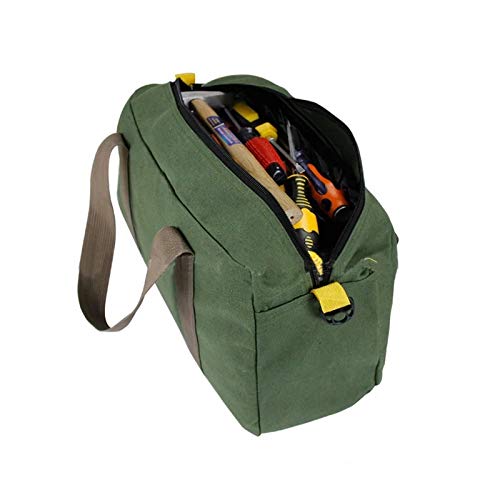 Multifunction Waterproof Oxford Canvas Hand Tool Storage Carry Bags Portable Pliers Metal Toolkit Parts Hardware Parts Organizer (A3 (16inch)) A3 (16inch) - NewNest Australia