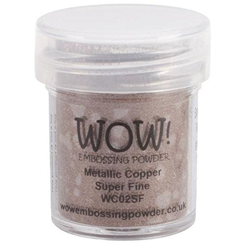 Wow! Embossing Powder Metallic Bundle: Gold, Silver, Platinum and Copper, 15ml (1) (1, Brown) - NewNest Australia