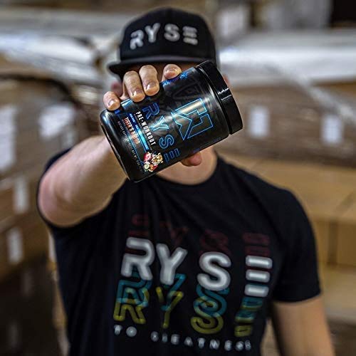 Ryse Blackout Pre-Workout | Ryse Up Supplements | Fuel Your Greatness™ | Energy, Endurance, Focus, Next Level Pump, Beta Alanine & NO3-T® Betaine Nitrate, 25 Servings (Baja Burst) Baja Burst - NewNest Australia