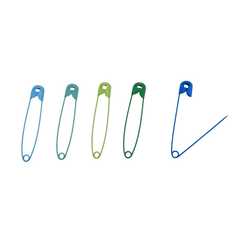 SaktopDeco Safety Pins 2.16 Inch 5 Colors Metal Safety Pins for Handcrafts DIY Sewing Art Craft Pin Pack of 100 - NewNest Australia