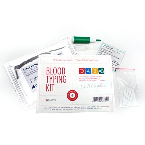 Blood Type Kit - Also Includes: 1 Eldoncard, 1 Lancet, Gauze, Alcohol Wipe, Micropipette - NewNest Australia